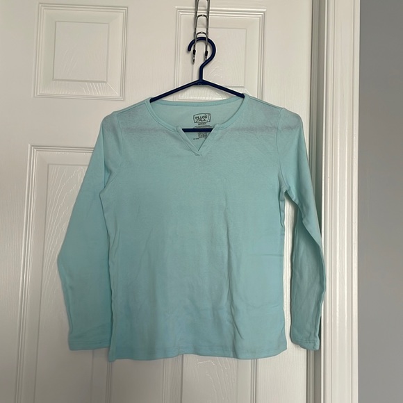 Light baby blue lounge or sleep shirt - Picture 1 of 2